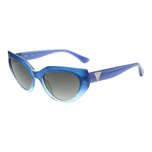 Guess GU7787A 92W Womens Blue Frame Gradient Blue Lens Cat Eye Sunglasses 57mm