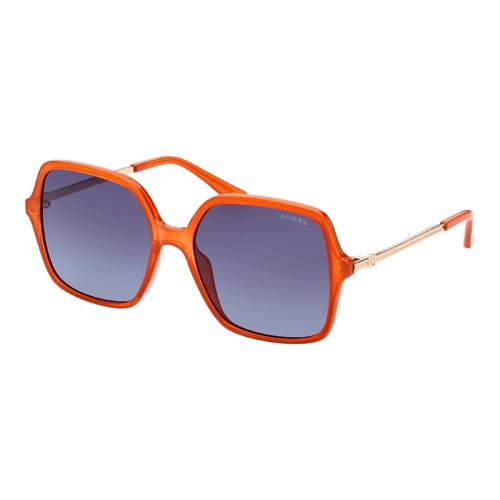 Guess GU7845 44W Women’s Orange Frame Blue Gradient Lens Square Sunglasses 57mm