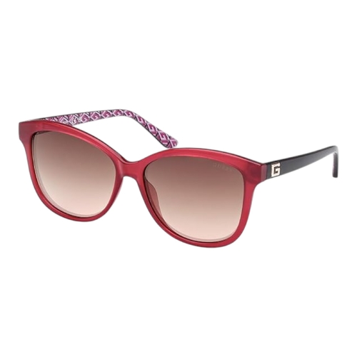 Guess GU7920 Women’s Sunglasses Bordeaux Frame Brown Lens 58mm UV400 Round
