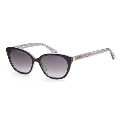 Kate Spade Philippa GS-08079O-54 Womens Sunglasses Black Frame Grey Gradient