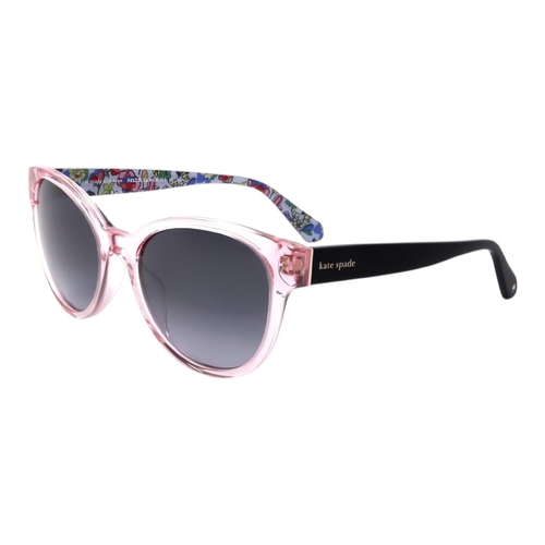 Kate Spade Nathalie GS-035J9O-55 Womens Sunglasses Pink Clear Grey Gradient