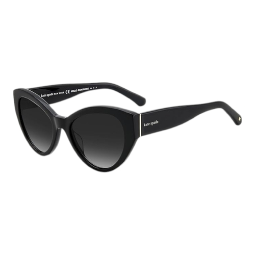 Kate Spade Paisleigh S-0807WJ-55 Womens Sunglasses Black Grey Polarised