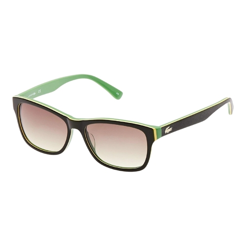 Lacoste L683S 315 Unisex Sunglasses Dark Green Frame Brown Gradient Lens 55mm