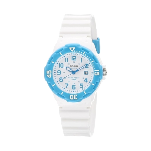 Casio LRW-200H-2BVDF Youth Girls Analog Casual Watch White Bracelet
