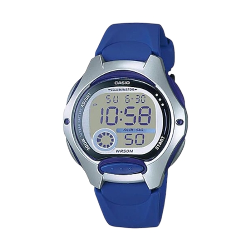 Casio Digital Watch LW-200-2AV Women’s Blue Resin Band 50M Water Resistant