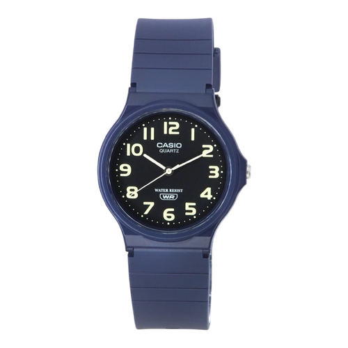 Casio MQ-24UC-2B Mens Watch Blue Dial Navy Resin Band Analog Quartz