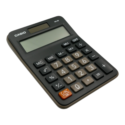 Casio MX-8B 8-Digit Mini Desk Calculator Solar Battery Dual Power Office