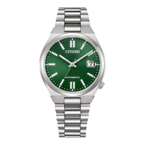 Citizen NJ0200-50X Womens Watch Tsuyosa 37mm Automatic Green Dial Silver Band