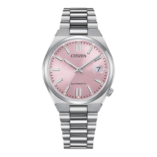Citizen NJ0200-50Z Women Watch Tsuyosa 37mm Automatic Pink Dial Silver Band