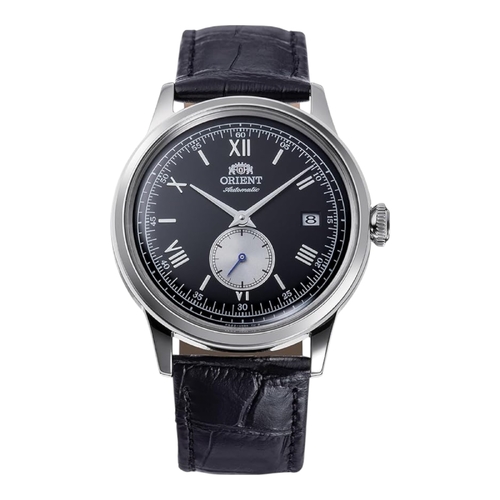 Orient Bambino V7 Mens Auto 38mm Small Seconds Black Leather Watch RA-AP0101B30B