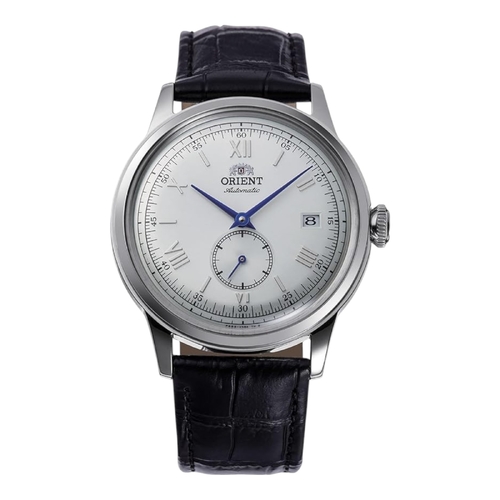 Orient Bambino V7 Mens Auto 38mm Small Seconds White Leather Watch RA-AP0104S30B