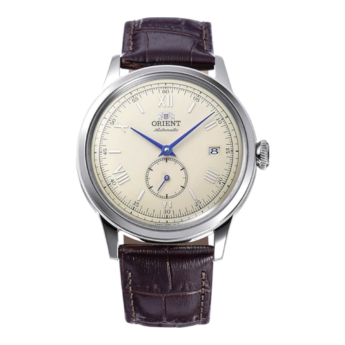 Orient Bambino V7 Mens Auto 38mm Small Seconds Beige Leather Watch RA-AP0105Y30B