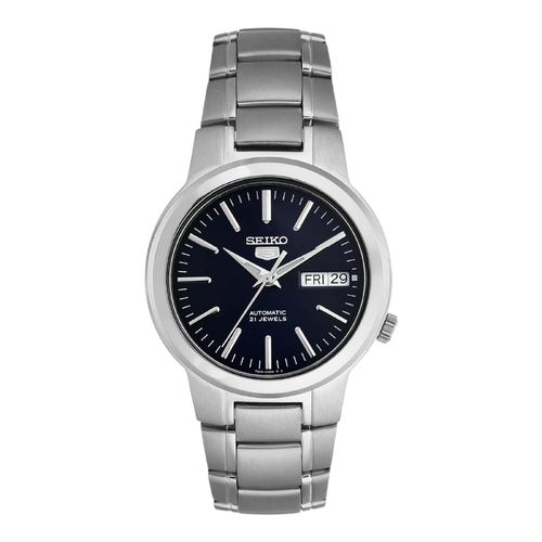 Seiko SNKA05K Men’s Automatic Blue Dial Watch Stainless Steel 37mm Day Date