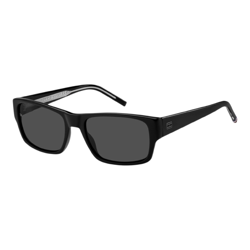 Tommy Hilfiger TH 2017/S 0807IR Mens Sunglasses Black Frame Grey Lens