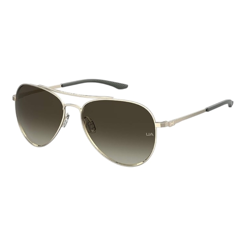 Under Armour UA 0007/G/S SE-074 Men’s Sunglasses Gold Frame Brown Gradient Lens