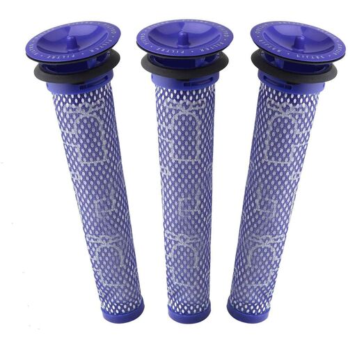 3 x Filters for DYSON V6, V7, V8, DC58, DC59, DC61, DC62 stickvac