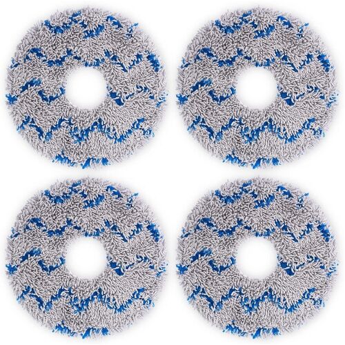 4 X Mop Pads for Ecovacs Deebot X1 Series Robot Vacuum Cleaners X1 Omni/XI Turbo