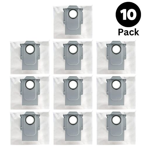 10 X Vacuum Bags For Roborock S7 MaxV Ultra, Q7 Max+, S8+ &amp; S8 Pro Ultra