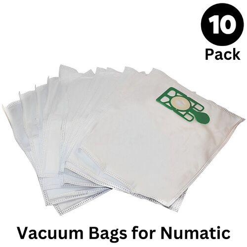 10 x Vacuum Bags for Numatic Charles, Henry, George, James &amp; More