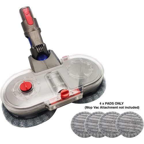4 x Mop Pads for Dyson Mopping &amp; Vac attachment V7, V8, V10, V11 &amp; V15 Pads Only
