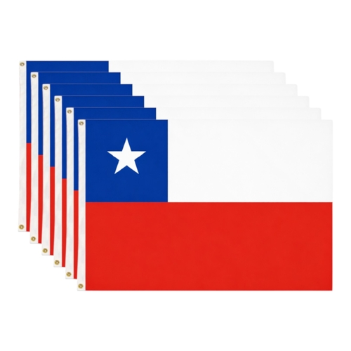 6 x Chile Flag Large 90 x 150 cm National Pride Wear Proudly Events Home Garden