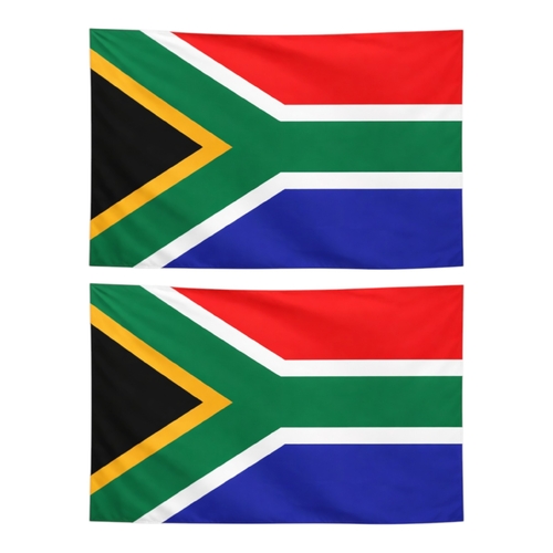 2 x South Africa Flag Large 90 x 150 cm National Pride Wear Proudly Events Home