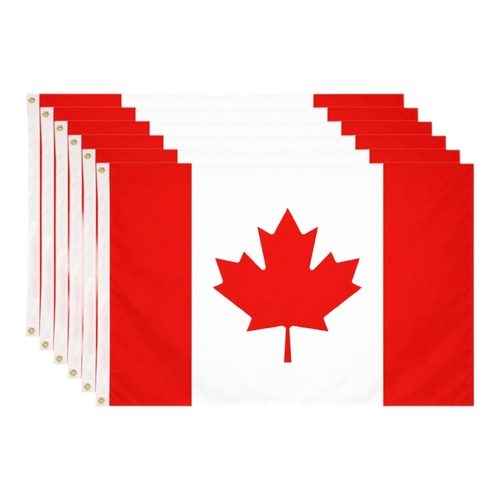 6 x Canada Flag Large 90 x 150 cm National Pride Wear Proudly Events Home Garden