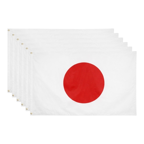 6 x Japan Flag Large 90 x 150 cm National Pride Wear Proudly Events Home Garden