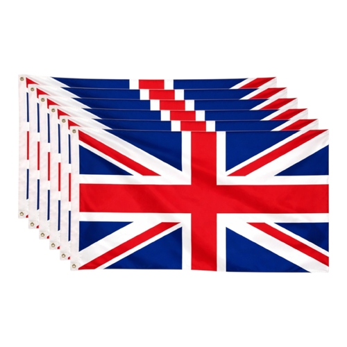 6 x UK United Kingdom Flag Large 90 x 150 cm National Pride Wear Proudly Events