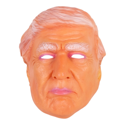 President Trump Latex Face Mask Funny Political Costume Adult Meme Party Wear