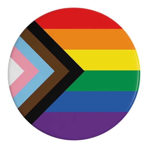 1x LGBTQI+ Progress Pride Rainbow Lapel Pin Badge Pride Parade Mardi Gras Party