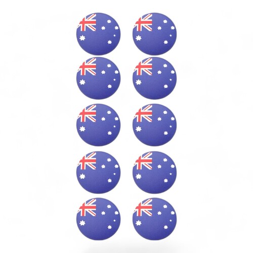 10 x Australia Flag Badge Enamel Lapel Pin Badge Flag - Anzac Day Tie Pin AU Stock
