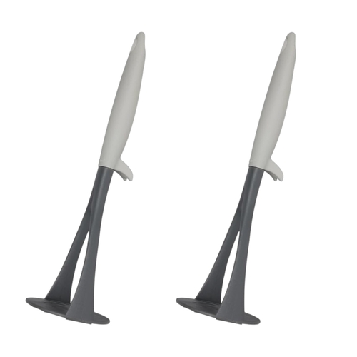 2 x Wiltshire Durable Nylon Potato Masher, Light Grey Tool For Non-Stick Cookware