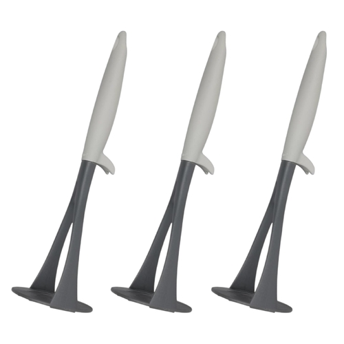 3 x Wiltshire Durable Nylon Potato Masher, Light Grey Tool For Non-Stick Cookware