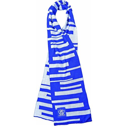 North Melbourne Kangaroos Official AFL Supporter Scarf Footy Kangas New Football