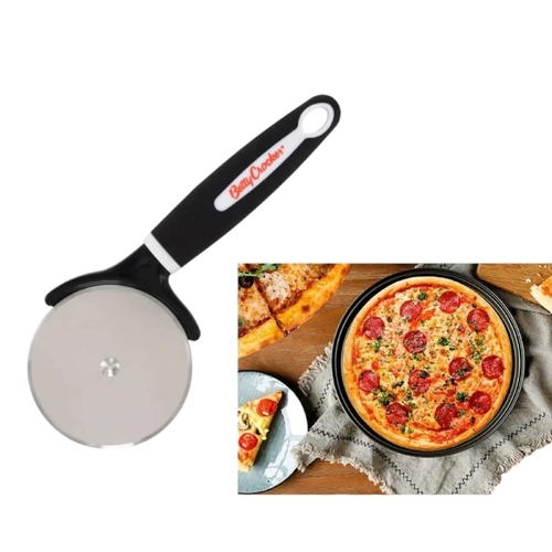 Betty Crocker Pizza Cutter 24x9cm Stainless Steel Blade Soft Grip Handle