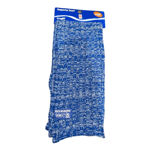 AFL North Melbourne Kangaroos Marble Knit Scarf Official AFL Brand New AU