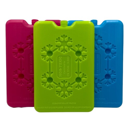 Ice Pack Freezer Blocks for Lunch Box, Bags, 200ml Coolers, Pack of 3- JMCo