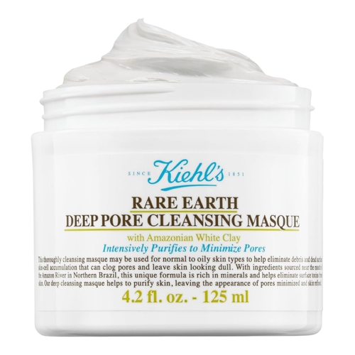 Kiehls Rare Earth Deep Pore Cleansing Masque 125ml Detox Purifying Clay Mask