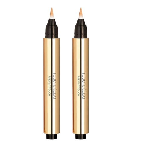 2 x Yves Saint Laurent Touche Eclat Radiant Touch Pen 3 Luminous Peach 2.5ml
