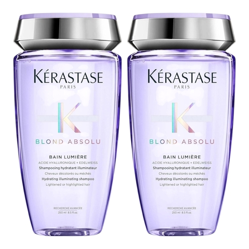 2 x Kerastase Blond Absolu Bain Lumiere Hydrating Illuminating Shampoo 250ml