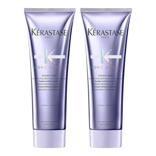 2 x Kerastase Blond Absolu Cicaflash Conditioner 250ml Hyaluronic Acid Hair Care