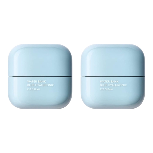 2 x Laneige Water Bank Blue Hyaluronic Eye Cream 25ml Hydrating Brightening Care