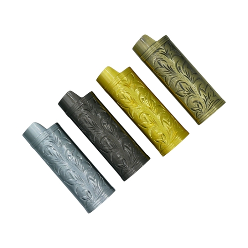 4-Pack Metal Lighter Case Cover Holder Sleeve Pouch For BIC Maxi Lighter J26