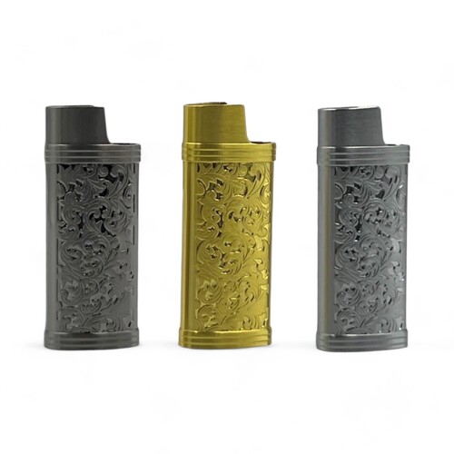 3-Pack Metal Lighter Case Cover Holder Sleeve Pouch For BIC Mini Lighter J25