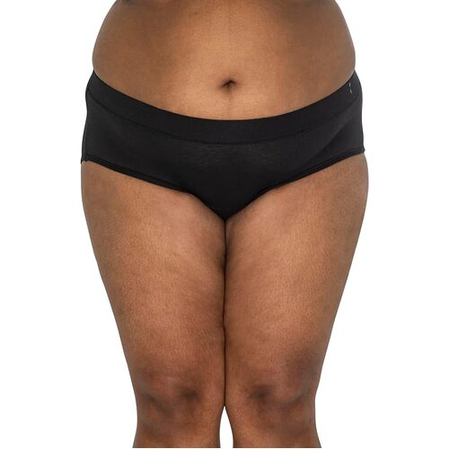 U by Kotex Thinx Period Underwear Black Briefs - Size 16