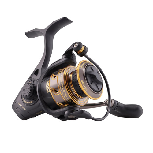 PENN Battle 3 III 2000 Spinning Fishing Reel Black / Gold BTLIII2000