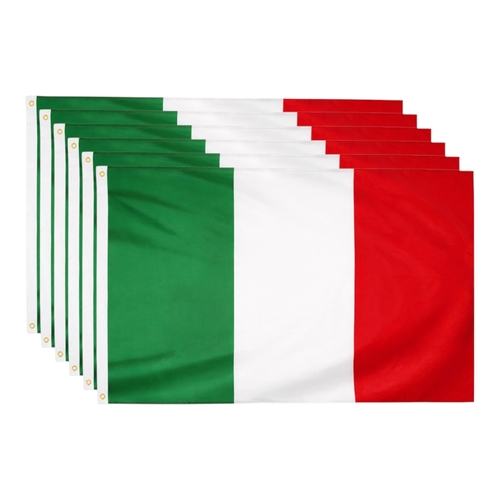 6 x Italy Flags 90 x 150 cm Italian National Pride Flag Indoor Outdoor Display
