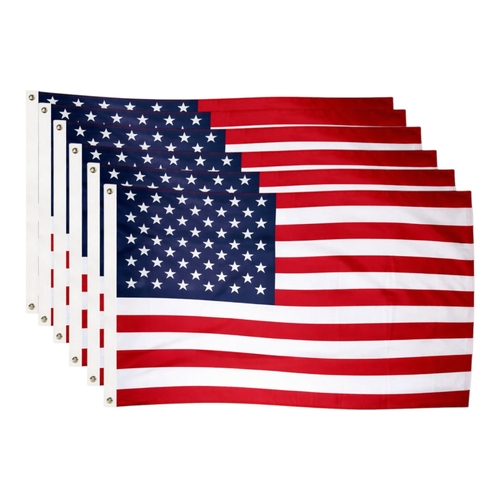 6x American Flag 90 x 150 cm United States National Pride Indoor Outdoor Display