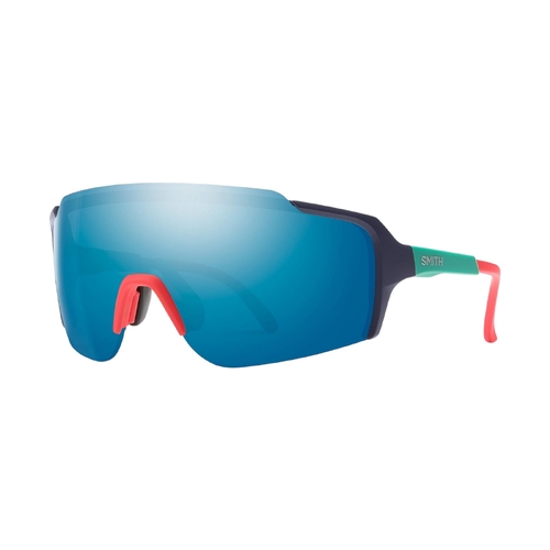 Smith Flywheel Sunglasses Matte Deep Ink Chromapop Blue Mirror Lens